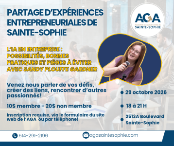 Soirée partage entreprenariale