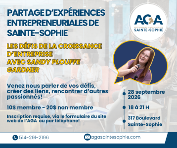 Soirée de partage entrepreneurial